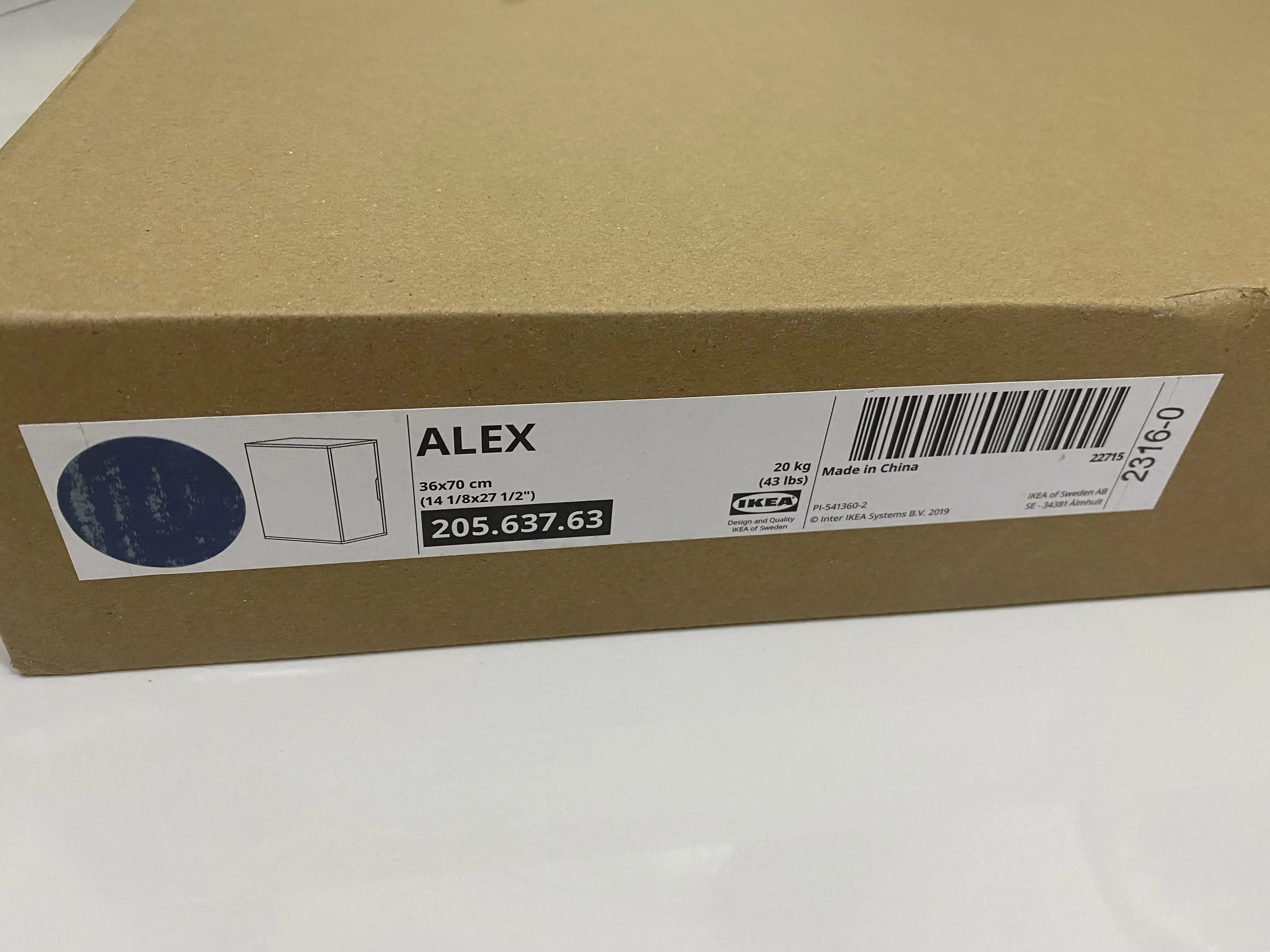 IKEA ALEX Storage Unit Box